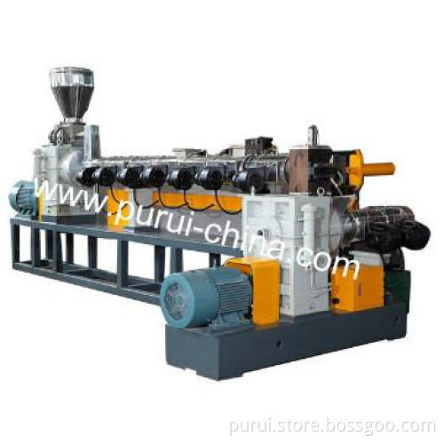 Plastic film recycling granulate machine